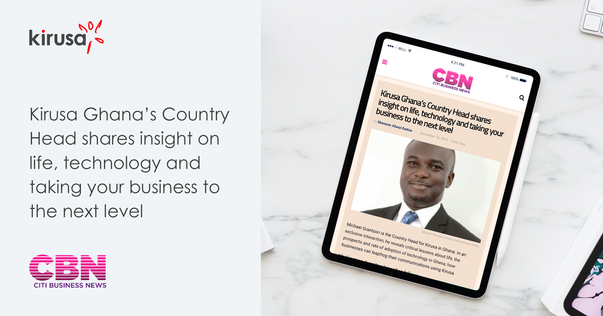 Ghana’s Country Head Shares Insight On life, Technology And Taking Your Business To The Next Level